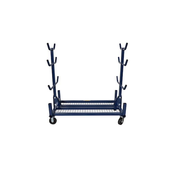 Conduit / Pipe Rack with Mesh Base & Casters